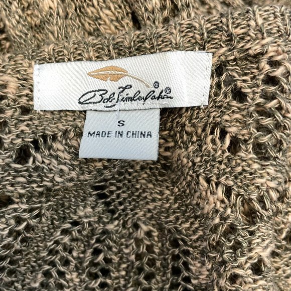 Bob Timberlake Woman's Open Knit Long Sleeve Open Front Cardigan- Size S - Picture 5 of 5